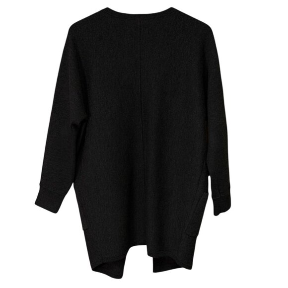 Athleta Chill Chaser Long Line Merino Wool Cardigan Gray Size S - Picture 4 of 14